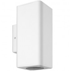 Φωτιστικό Τετράγωνο Διπλής Κατεύθυνσης 2xGU10 230V Πλαστικό IP54 Λευκό 3-09002100